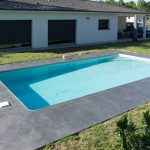 Margelle de piscine en Béton Ciré