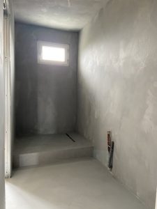 Douche à l'Italienne dans une salle d'eau du Médoc