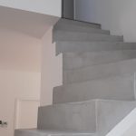 Escalier en Béton Ciré gris clair