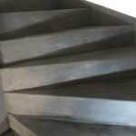 Marches d'escalier en Béton Ciré gris anthracite