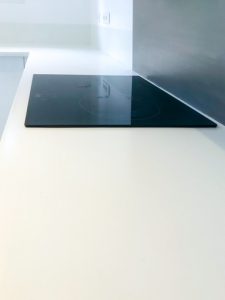 Plan de travail en Béton Ciré blanc